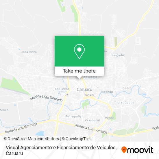 Visual Agenciamento e Financiamento de Veiculos map