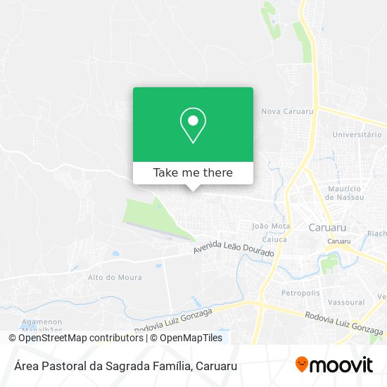 Área Pastoral da Sagrada Família map
