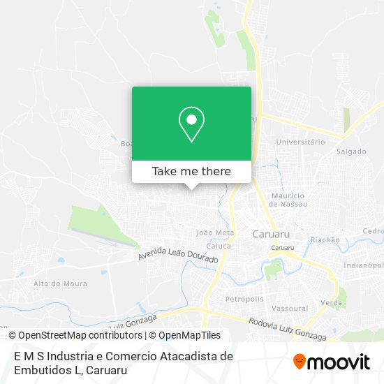 E M S Industria e Comercio Atacadista de Embutidos L map