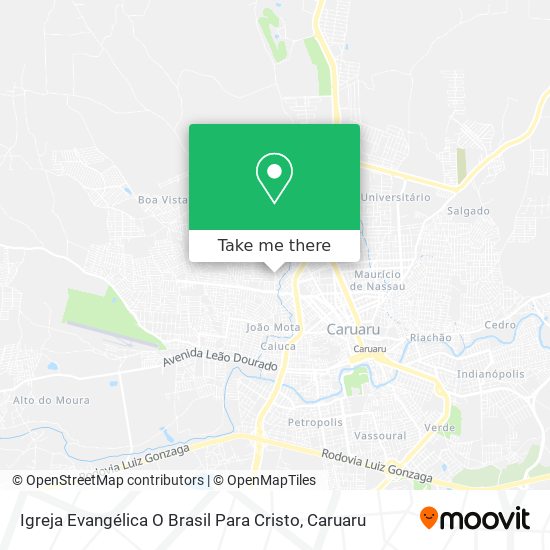 Igreja Evangélica O Brasil Para Cristo map