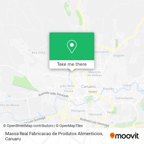 Massa Real Fabricacao de Produtos Alimenticios map