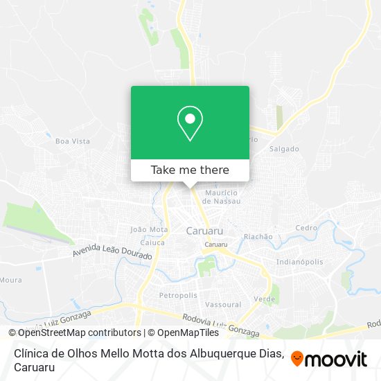 Clínica de Olhos Mello Motta dos Albuquerque Dias map