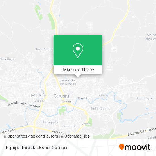 Equipadora Jackson map