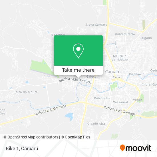 Bike 1 map