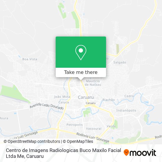 Centro de Imagens Radiologicas Buco Maxilo Facial Ltda Me map