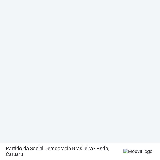 Mapa Partido da Social Democracia Brasileira - Psdb