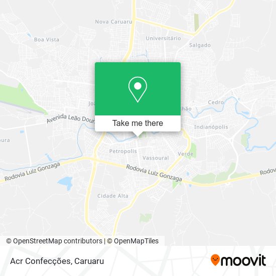 Acr Confecções map