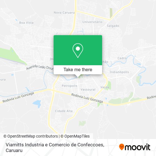 Viamitts Industria e Comercio de Confeccoes map