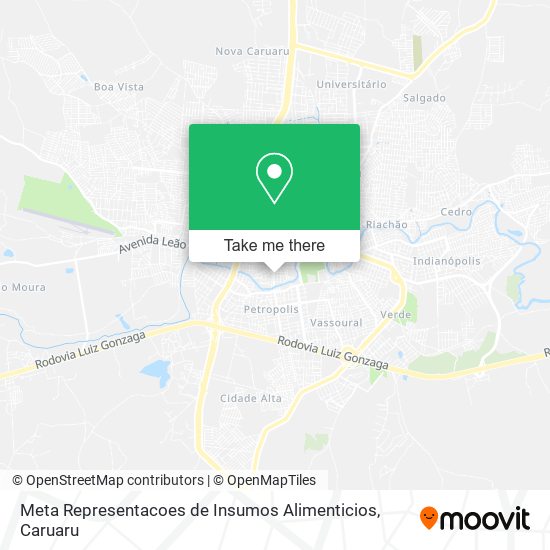 Meta Representacoes de Insumos Alimenticios map