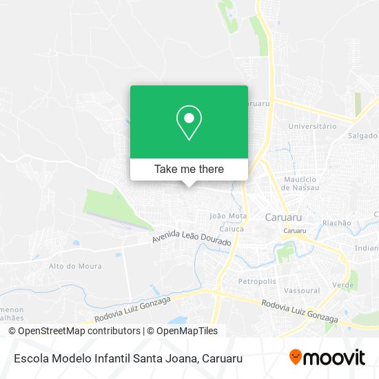 Mapa Escola Modelo Infantil Santa Joana