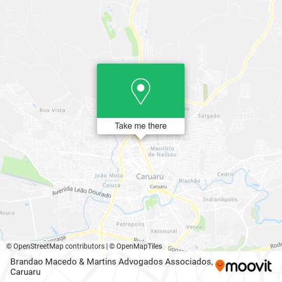 Mapa Brandao Macedo & Martins Advogados Associados