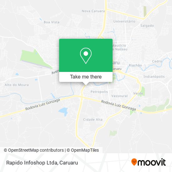 Rapido Infoshop Ltda map