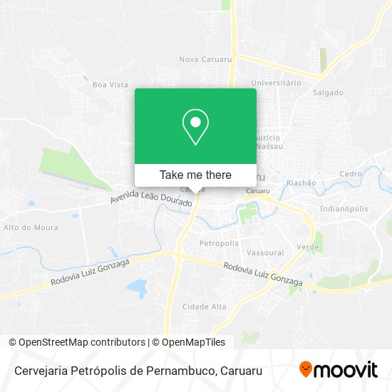 Cervejaria Petrópolis de Pernambuco map