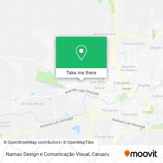 Namao Design e Comunicação Visual map