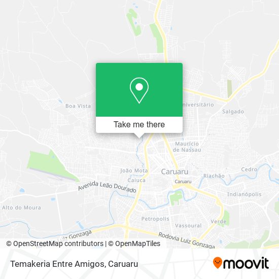 Temakeria Entre Amigos map