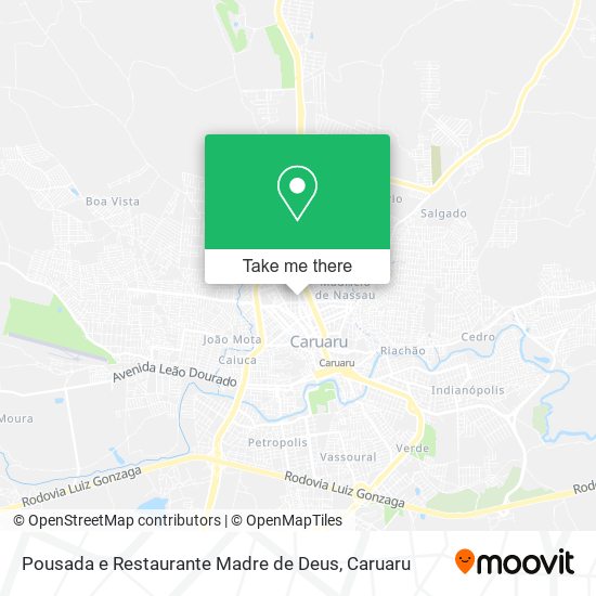 Pousada e Restaurante Madre de Deus map