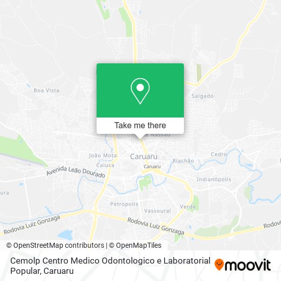 Cemolp Centro Medico Odontologico e Laboratorial Popular map