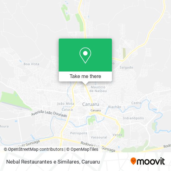 Mapa Nebal Restaurantes e Similares