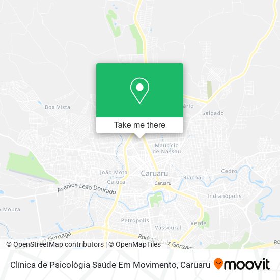 Clínica de Psicológia Saúde Em Movimento map