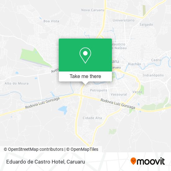 Mapa Eduardo de Castro Hotel