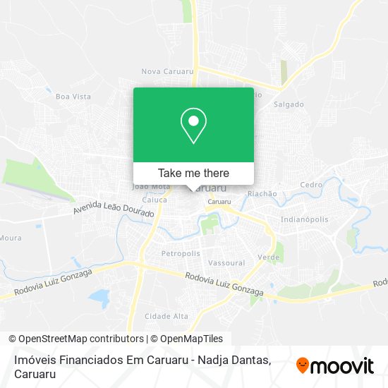 Imóveis Financiados Em Caruaru - Nadja Dantas map