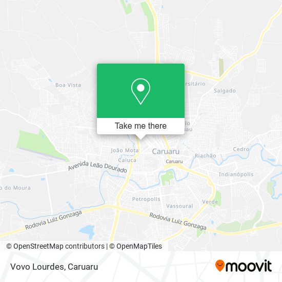 Vovo Lourdes map