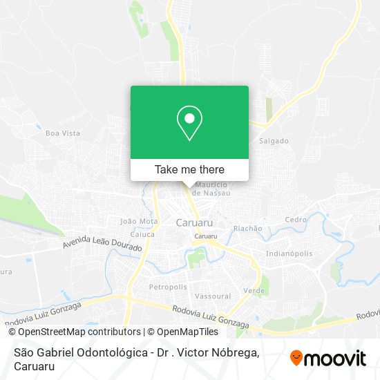 São Gabriel Odontológica - Dr . Victor Nóbrega map