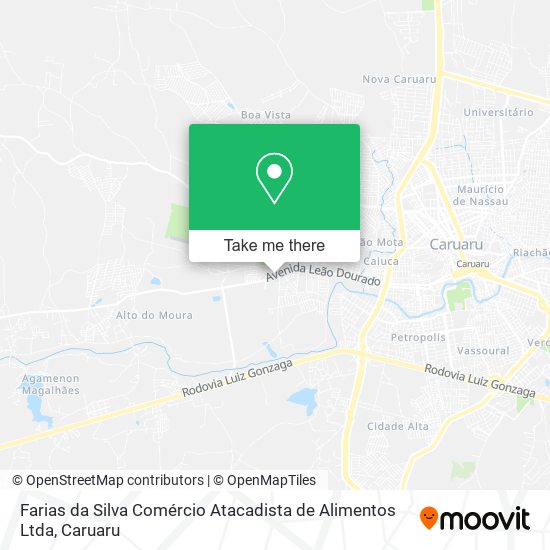 Farias da Silva Comércio Atacadista de Alimentos Ltda map