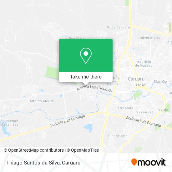 Thiago Santos da Silva map