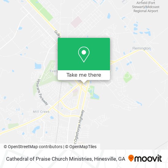 Cathedral of Praise Church Ministries map