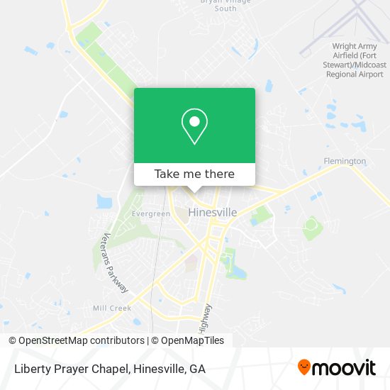 Liberty Prayer Chapel map