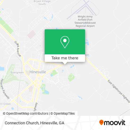 Connection Church map