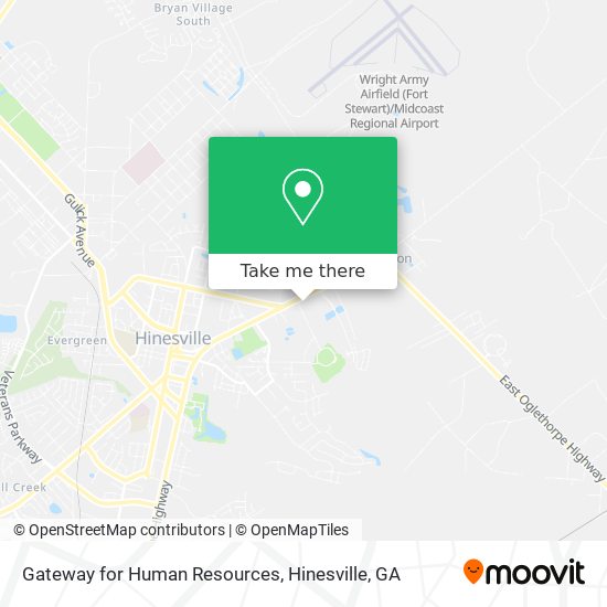 Gateway for Human Resources map