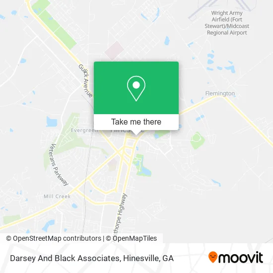 Darsey And Black Associates map