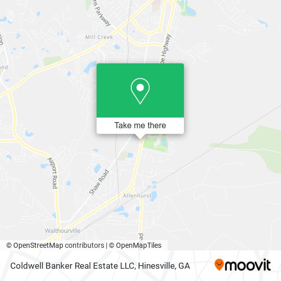 Coldwell Banker Real Estate LLC map