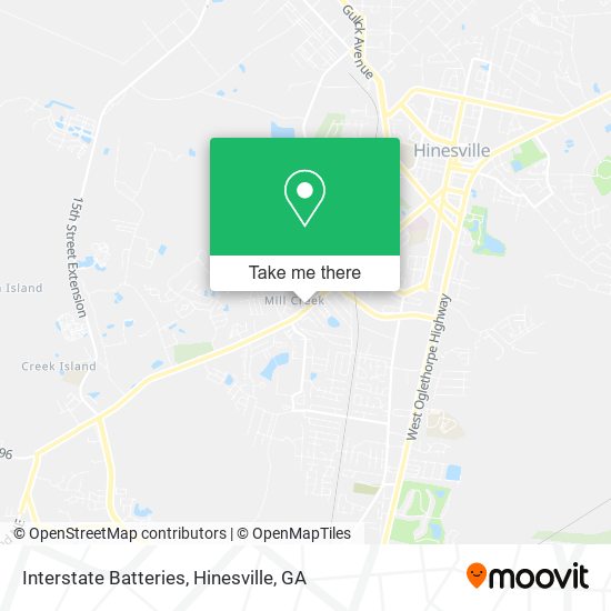 Mapa de Interstate Batteries