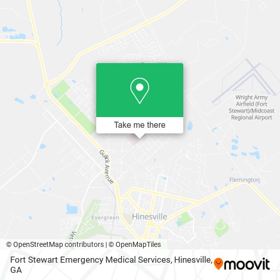 Fort Stewart Emergency Medical Services map