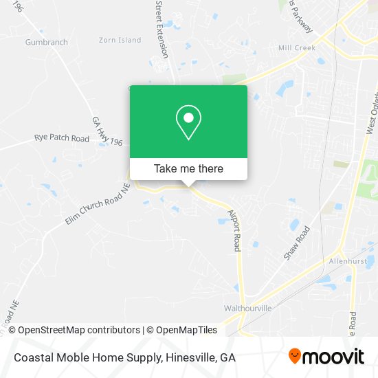 Coastal Moble Home Supply map