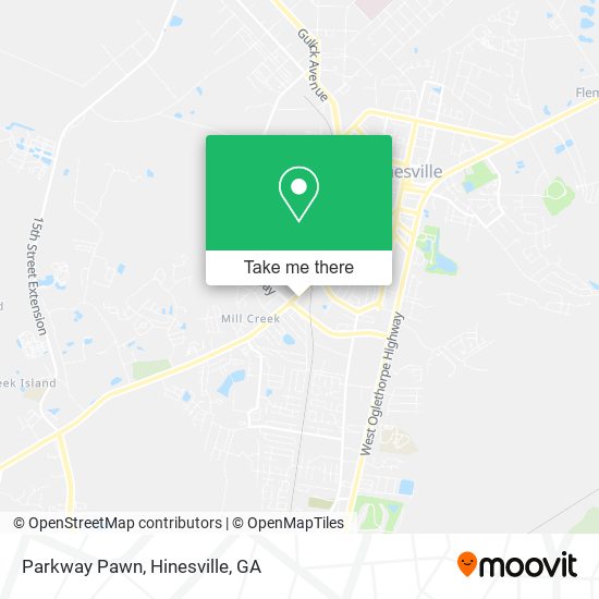 Parkway Pawn map