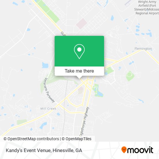 Kandy's Event Venue map