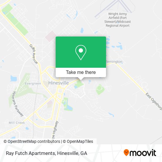 Ray Futch Apartments map