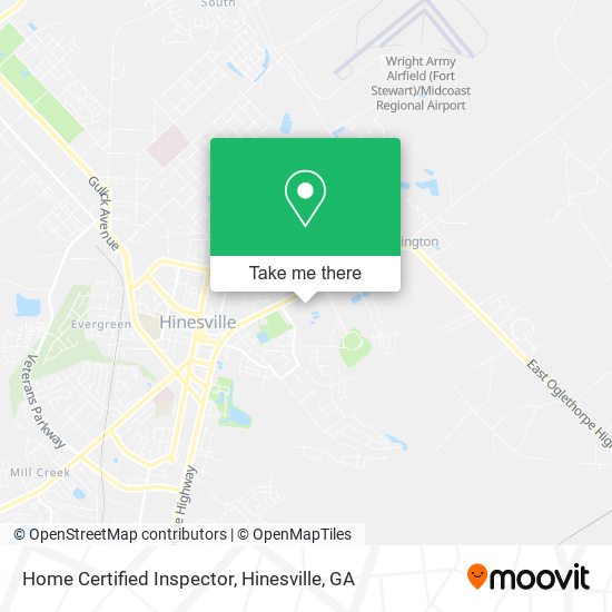 Home Certified Inspector map