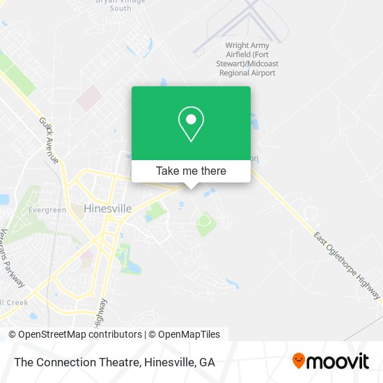 Mapa de The Connection Theatre