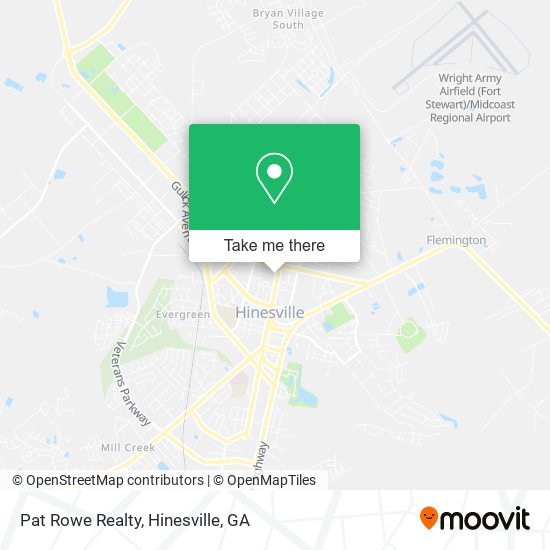 Pat Rowe Realty map