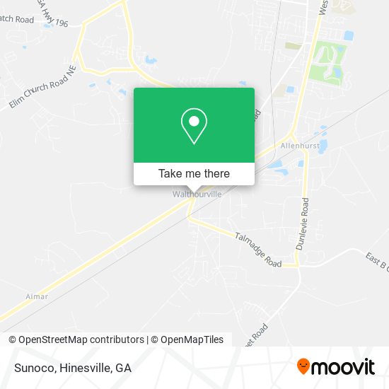Mapa de Sunoco