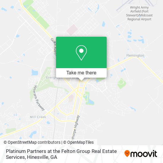 Platinum Partners at the Felton Group Real Estate Services map