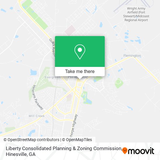 Mapa de Liberty Consolidated Planning & Zoning Commission