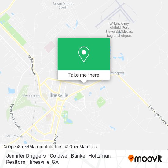 Mapa de Jennifer Driggers - Coldwell Banker Holtzman Realtors