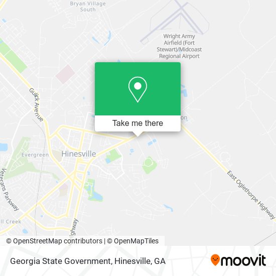 Georgia State Government map