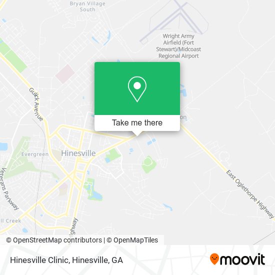 Mapa de Hinesville Clinic